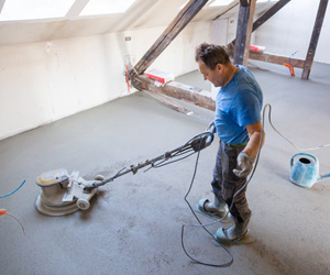 Бетонные полы в доме